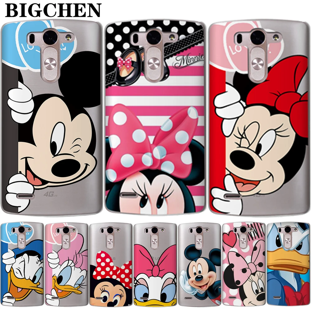 

BigChen For LG G3 Mini G4 G5 G6 Magna K7 K8 K10 Nexus 5X X Power X Screen Q6 Case Cute Cartoon Cover for k10 2017 g3 G3S Shell