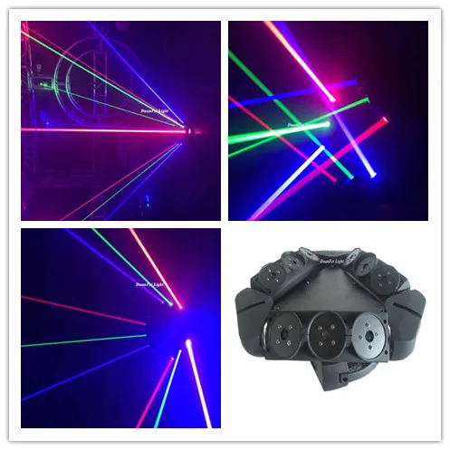 dunfly duanfei light 4pcs lot triangle spider moving head light