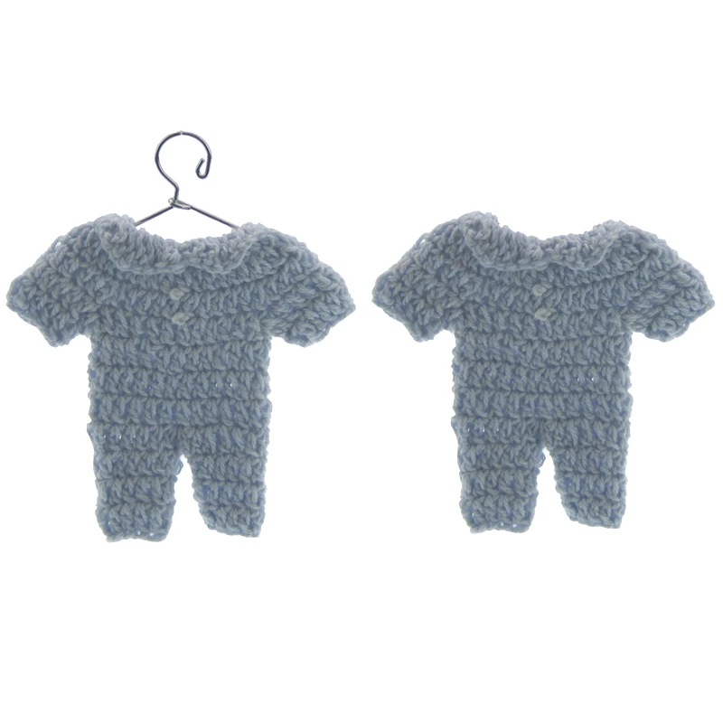 12 шт. миниатюрная одежда ручной работы, одежда для малышей, вечерние украшения для крещения 76 мм