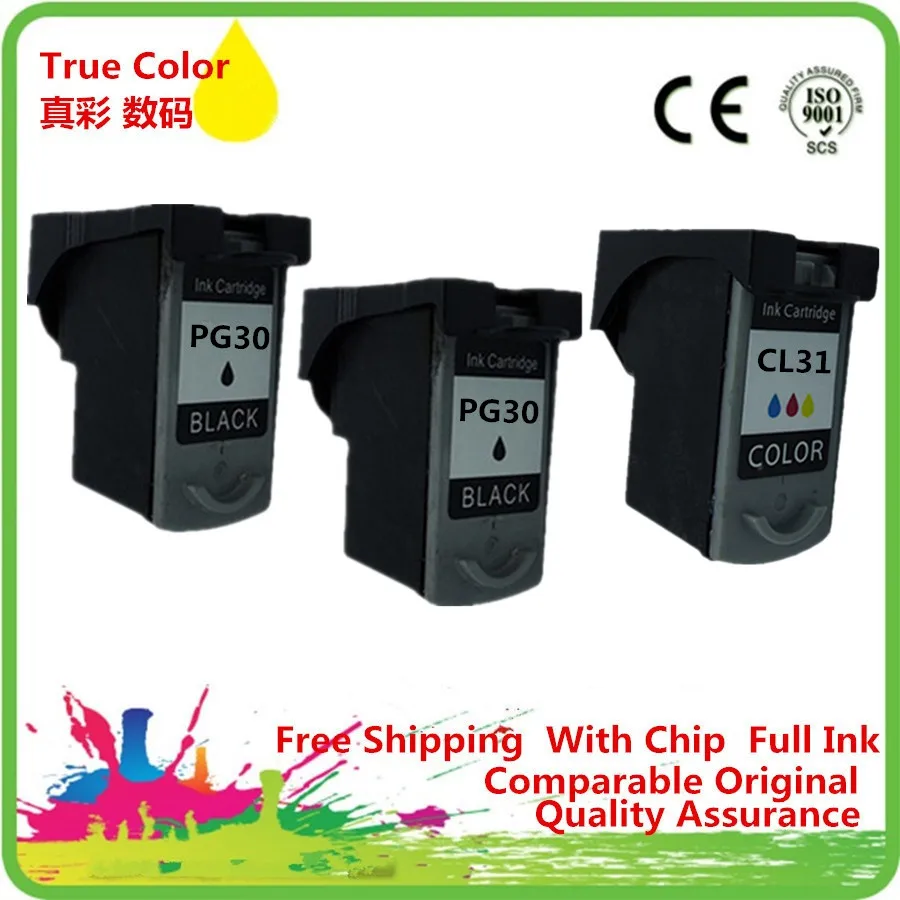 1SET 1BK Чернильный картридж для принтера тонер для Canon PG-30BK PG 30BK PG30BK PG-30XL PG 30XL PG30XL PG-30 Pixma IP 1800 2600 МП 140 210 - Цвет: 1SET 1BK