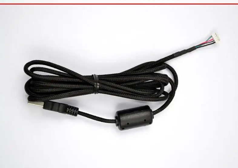 Usb кабель для мыши провод Logitech G9 G9X плетеный змеиная линия с 1 комплектом ножек
