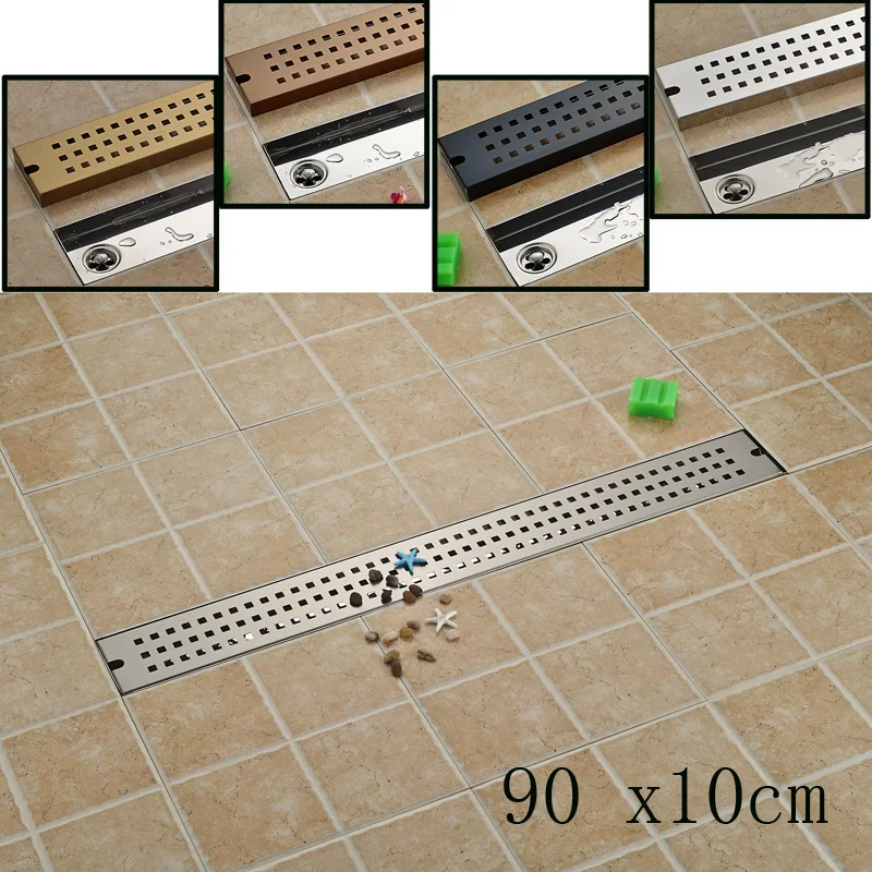 

Euro Style Stainless Steel Bathroom Linear Shower Floor Drain Wire Strainer Cover Waste Drainer