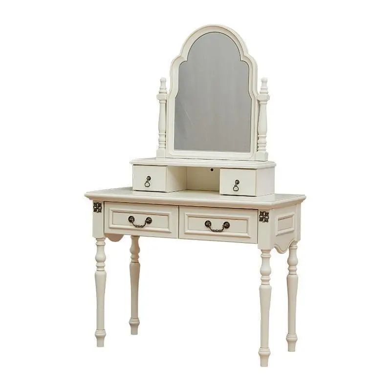 

Dormitorio Mesa Tablo Tocador De Maquillaje Drawer Schminktisch European Wood Table Penteadeira Korean Bedroom Furniture Dresser