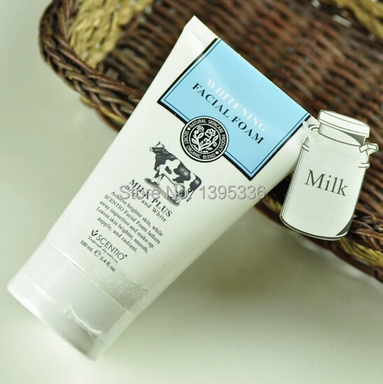 Beauty Buffet Thailand Imports Of Milk Whitening Moisturizing Bubble Cleanser Face Care 100ml Milk Straws Milk Canthailand Phuket Aliexpress