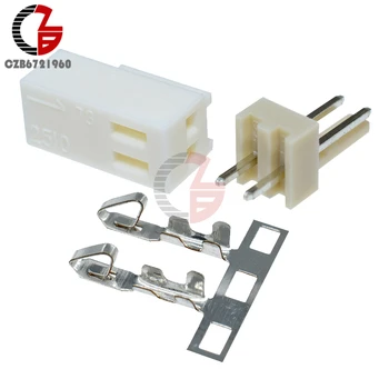 

50PCS KF2510-2P 2.54mm Pin Header + Terminal + Housing Connector Kit KF2510 2P