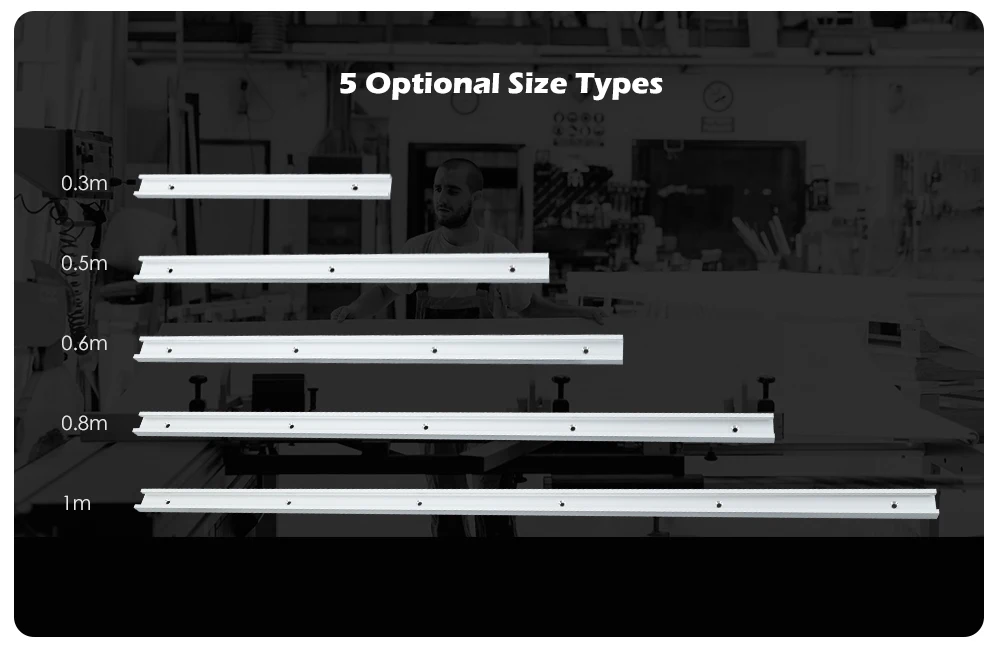 NE 0,3/0,5/0,6/0,8/1 м T-track T-slot направляющая для резки Jig T винт планка для крепления для стола пилы маршрутизатор стол Деревообработка Инструмент