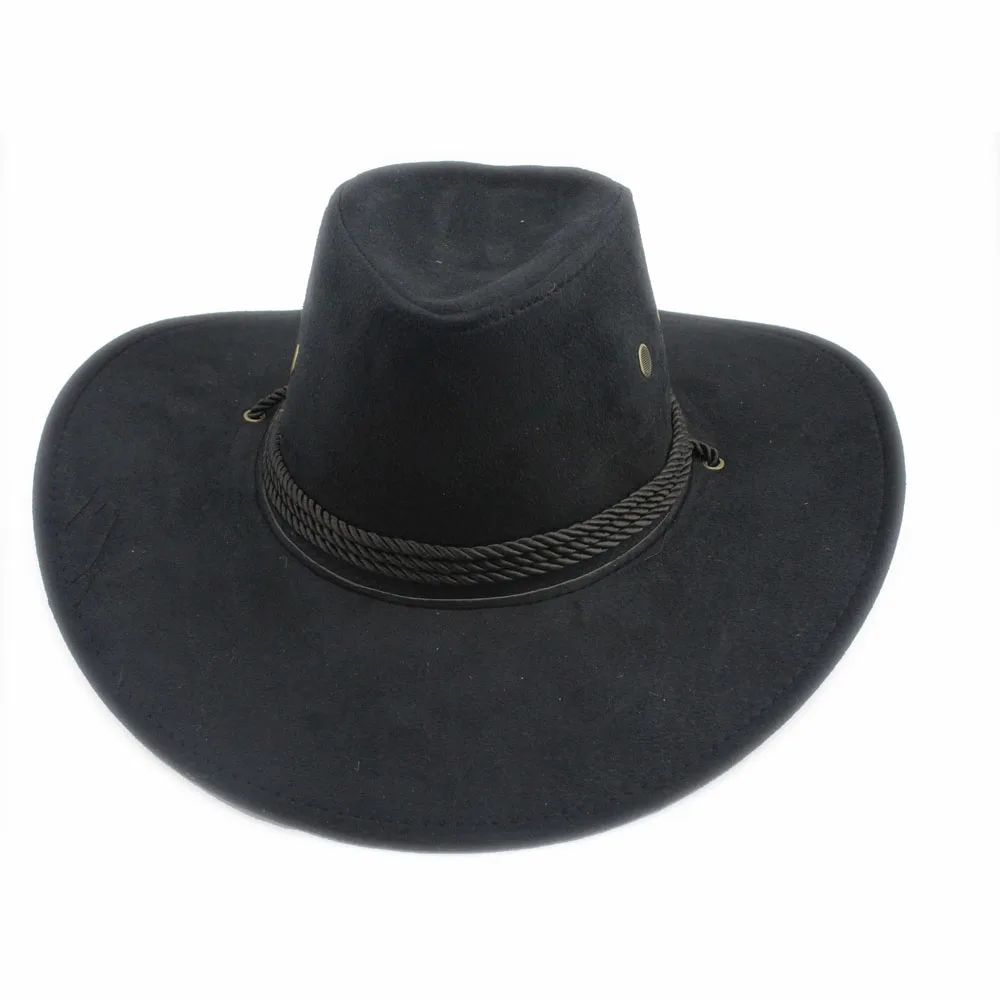 Мужская и Женская Шляпа fedora Bull Rider, шляпа Cappelli Jazz, фетровая флоппи лента с широкими полями, Западная шляпа, шляпа от солнца, Панама, 7