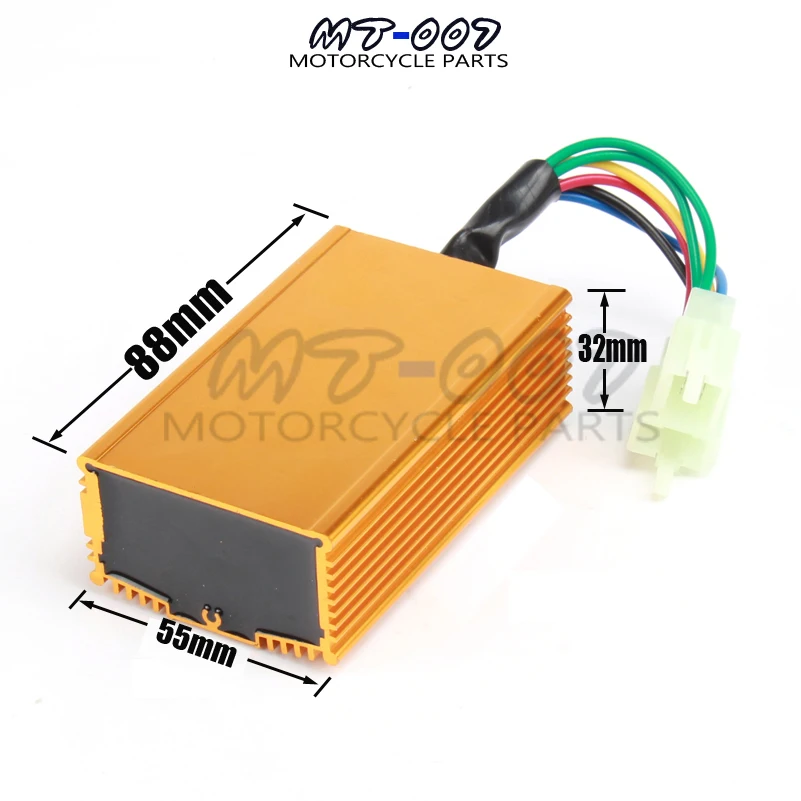 Новый золотой гоночный DC HP CDI для CG125 150 200 250cc dirt bike/pit bike ATV Quad бесплатная