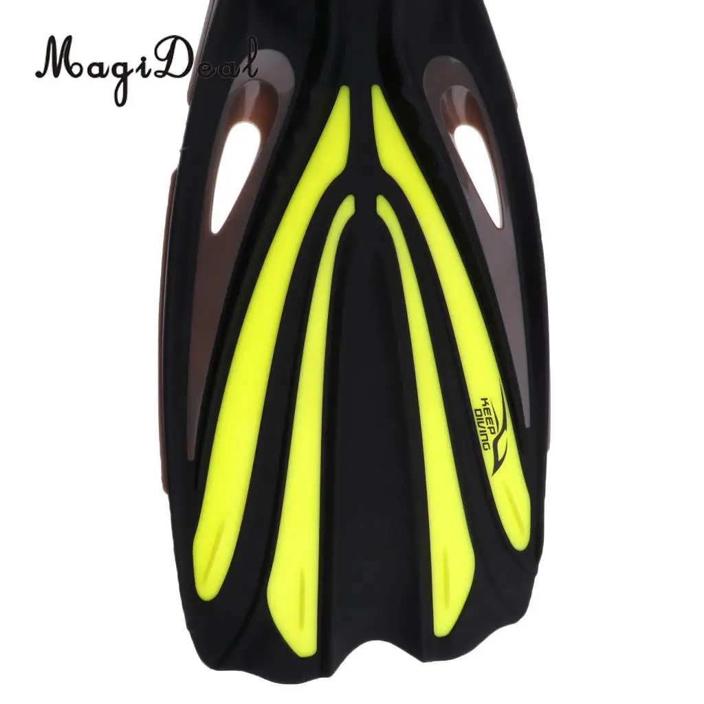 MagiDeal Premium Scuba Diving Swimming Snorkeling Training Aid Fins Foot Flippers for Adult Men Women Water Sports