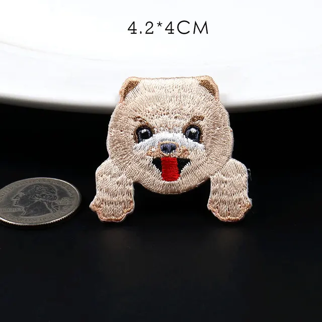 1Pcs New Chihuahua Shiba Dog Husky Patch for Woman Clothing Backpack Decoration Small Applique Iron on Embroidery Patches Badges NHBT199