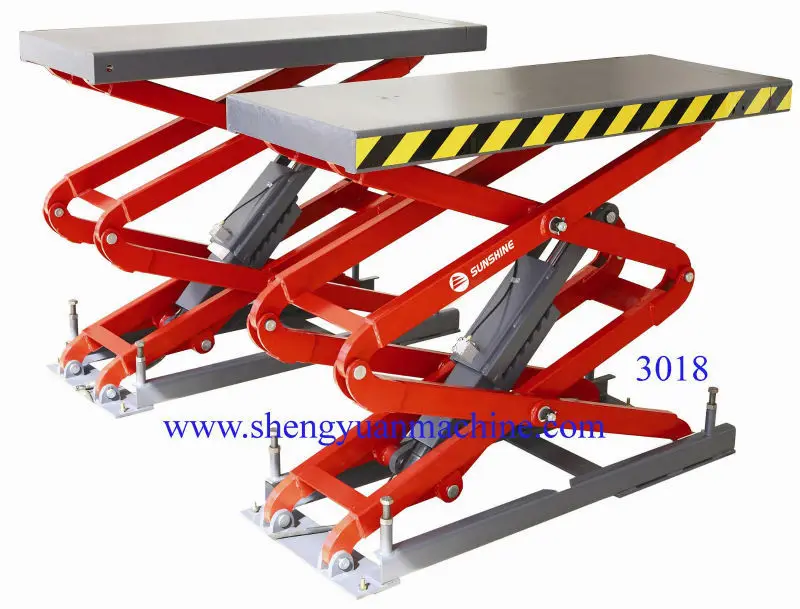 

SXJS3018 Small Scissor Car Lift With Automatically Pneumatic Lock