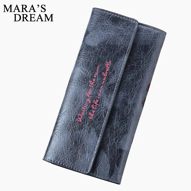

Mara's Dream Women Wallets Luxury 2018 Ladies Travel Phone Checkbook Wallet Bolsa feminina Casual Clutch Hasp Card Holder Wallet