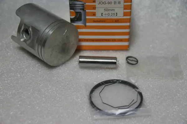 

JOG90 modified 50.25mm piston & Ring Set (12mm pin) for yamaha 90cc 2 stroke scooter Minarelli JOG90 4DM