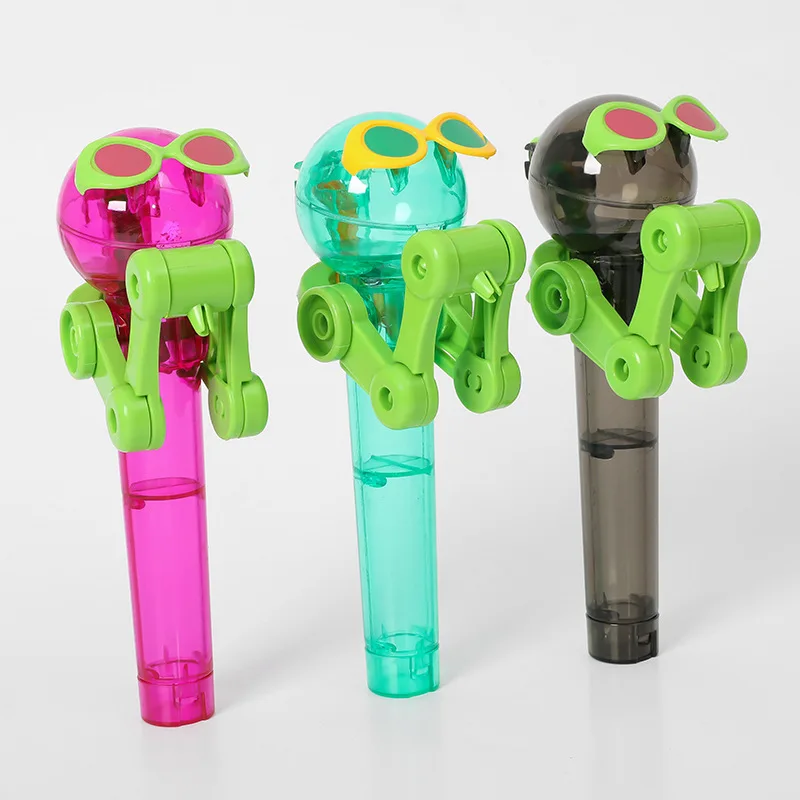 

Creative Lollipop Holder Decompression Toys for Children Novelty Candy Holder Dustproof Personality Robot Toys for Kids Birthday