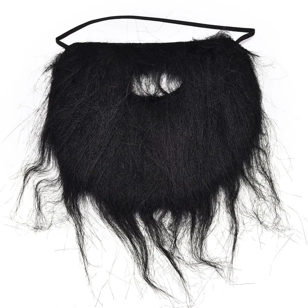 1 шт. белый черный коричневый популярный Забавный для костюмированной вечеринки и Хеллоуина искусственная Борода Усы волосы для лица