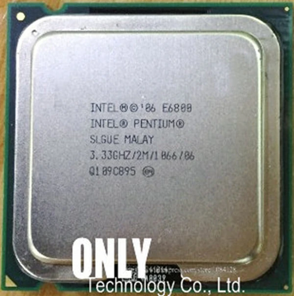 Intel Pentium E6800 CPU Processor (3.3Ghz/ 2M /1066GHz) Socket 775 free shipping cpu socket