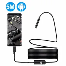 640p HD Inspection Mini Endoscope Camera AN97 with 1M USB Cable for Android Endoscope Searching Thing in Narrow Space Microscopy