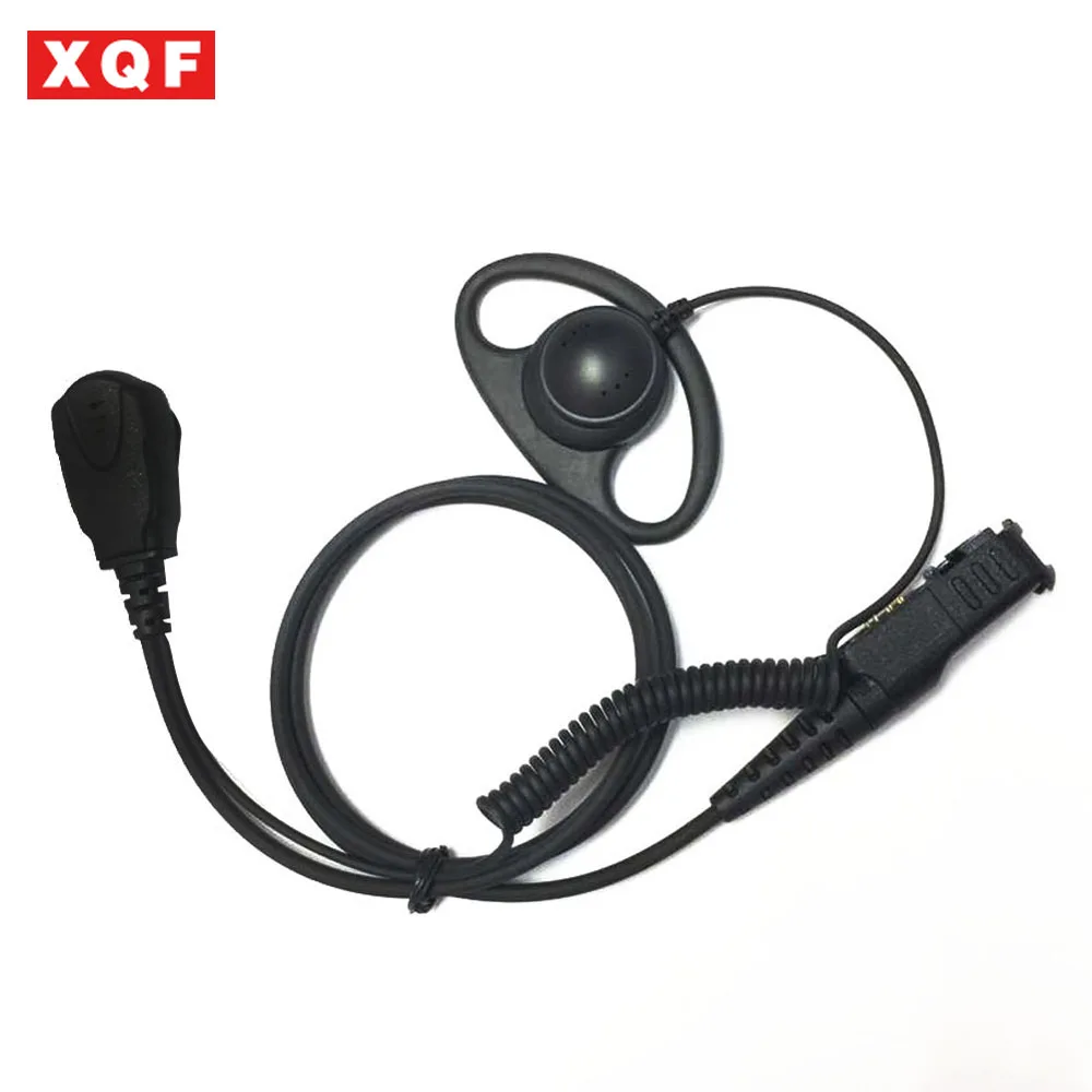 

XQF D Earhook Headset for motorola xir p6600 p6608 p6628 e8600 xpr3300 xpr3500 dep550 dep570 dp2000 dp2400 walkie talkie