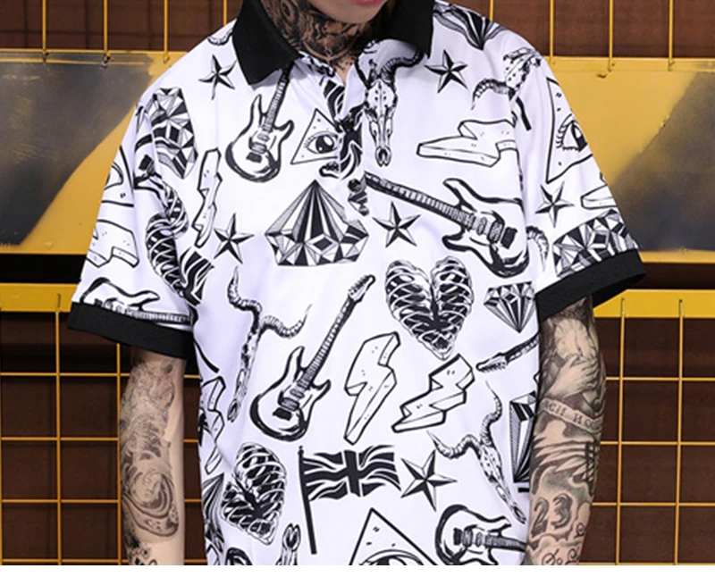 Summer Mens Fashion Polo Shirts  (2)
