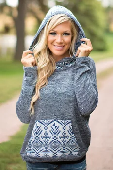 

chic women hoodies geometric print parties sports sweatshirts ladies autumn winter fall cool sweat shirts hoodies