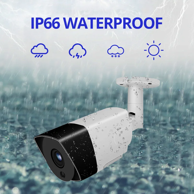 Wheezan CCTV камера комплект системы безопасности 8CH POE 3MP аудио H.265 система