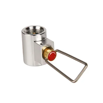 

outdoor Metal Camping Gas Stove Refill Adapter Flat Gas Tank Adapter Canister Gas Convertor Shifterr Refill Stove Adapter