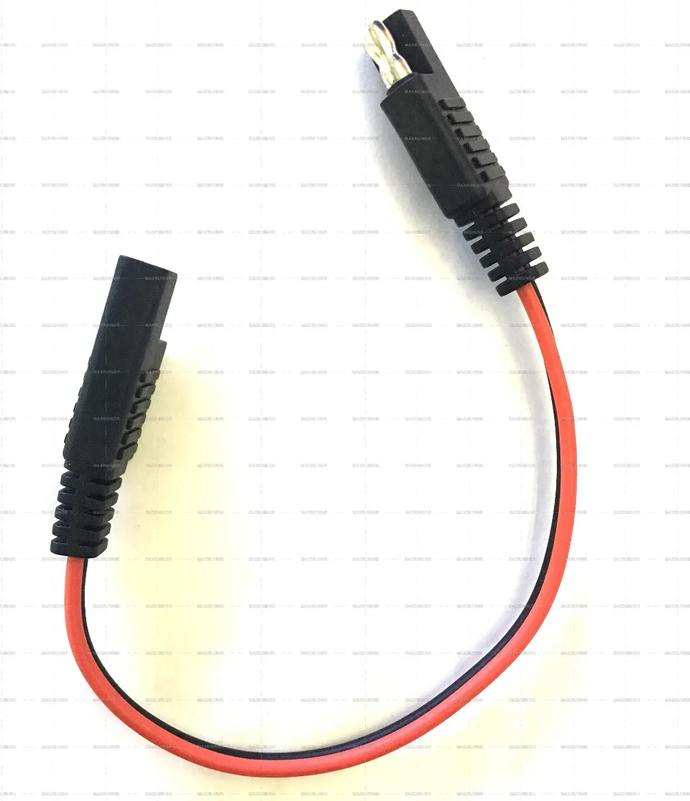 20PCS 25CM Cable 18AWG SAE to SAE DC Power Automotive CONNECTORin