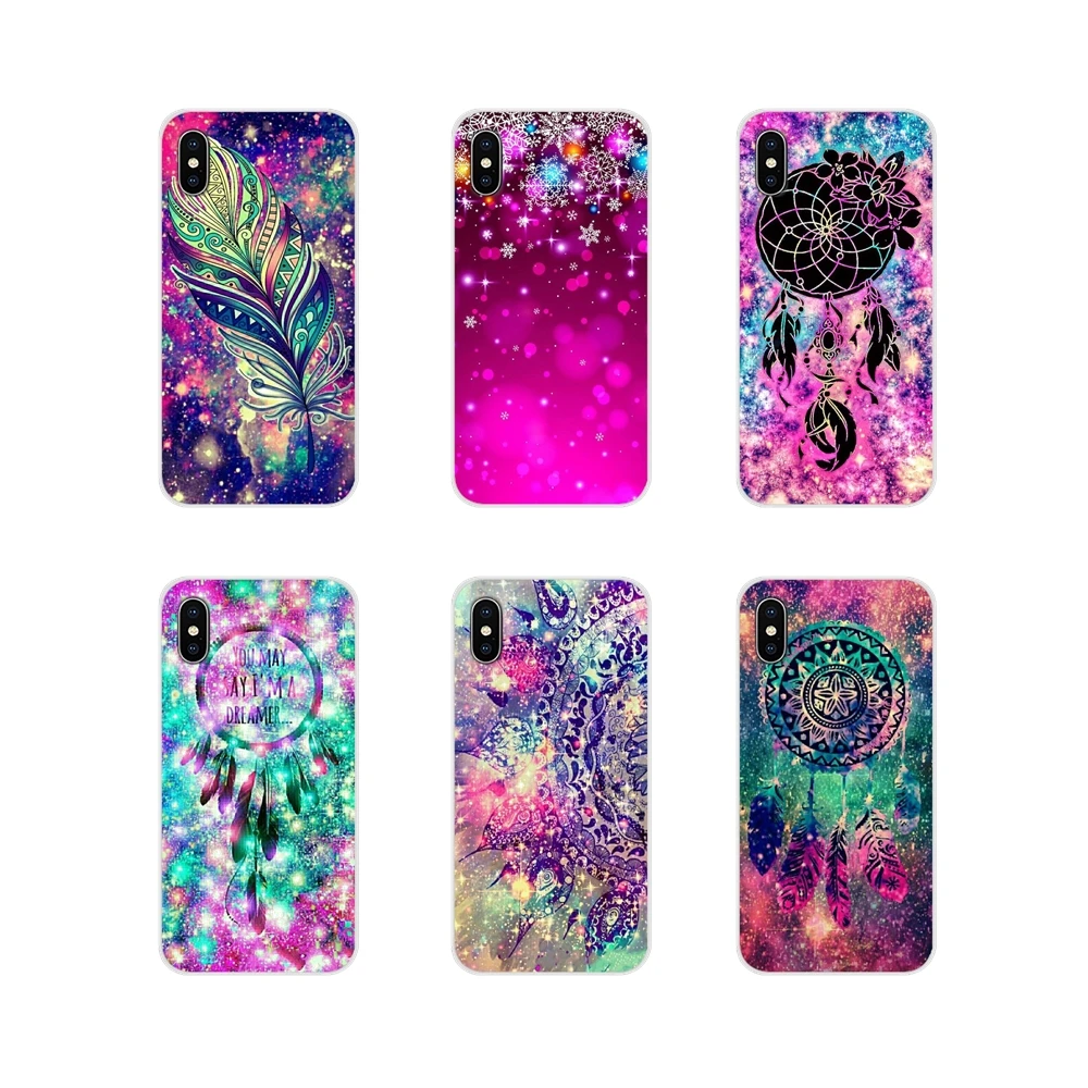 

For Samsung A10 A30 A40 A50 A60 A70 Galaxy S2 Note 2 3 Grand Core Prime Dream catcher feather stars Christmas Phone Shell Covers