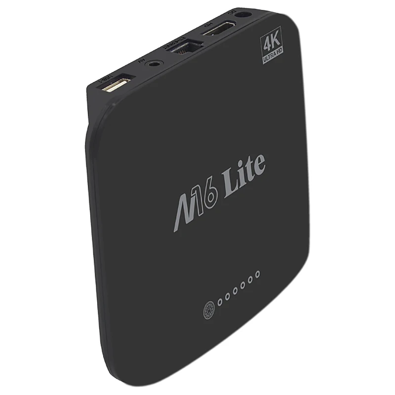 M16 Lite Android Smart Tv Box Ddr3 Emmc Rom телеприставка 4K 3D H.265 Wifi медиаплеер ТВ приемник с