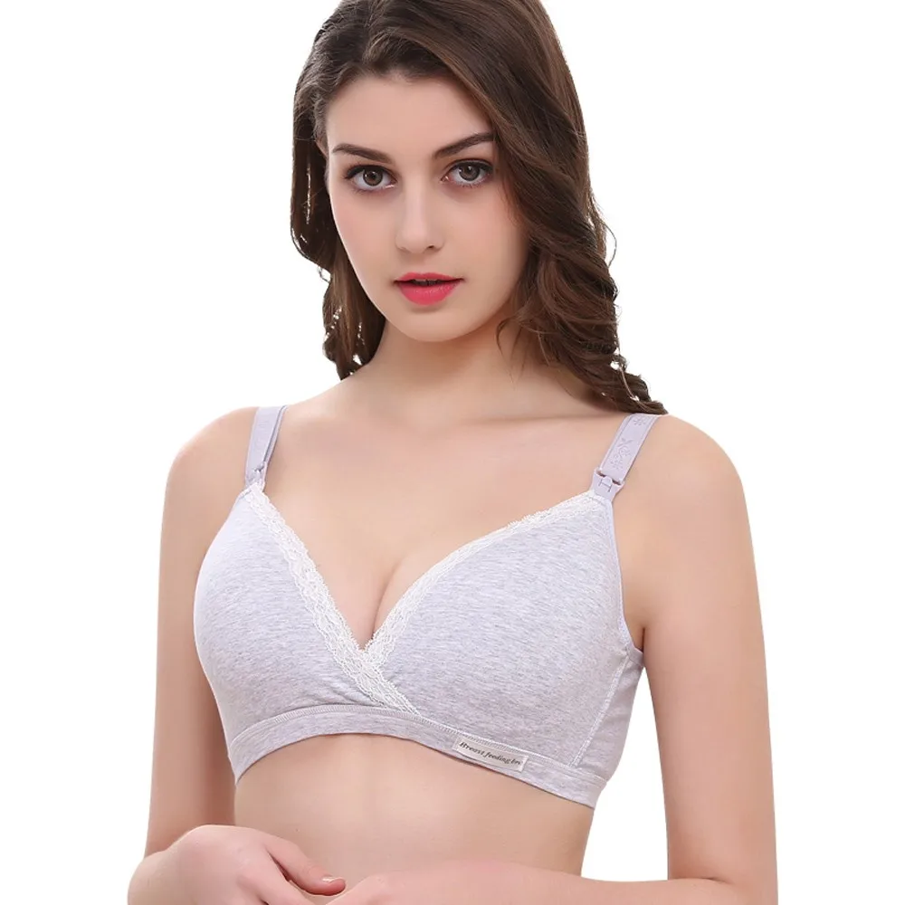 

Cotton Maternity Nursing Bra Push Up Breast Feeding Bra for Pregnant Women Pregnancy Intimate Lactation Lingerie Underwear