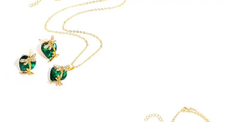 AYAYOO Jewelry Sets Women Gold Color African Beads Jewelry Set Dubai Bridal Luxury Wedding Fashion Necklace Jewellery (4)