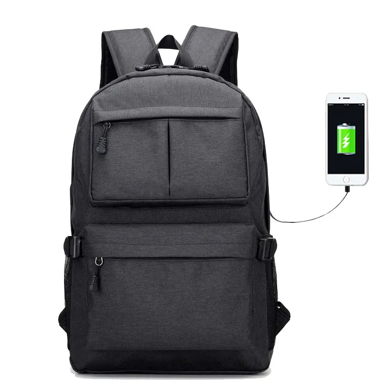 

OZUKO Men's Backpack Fashion School Bags For Teenagers USB Charging Laptop Backpacks Casual Business Computer Bag Travel Mochila