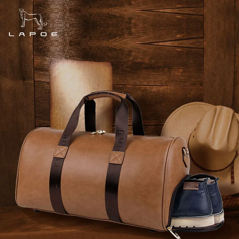 Бренд SETANPOR, Мужская модная очень большая дорожная сумка, посылка, большая вместительность, портативная кожаная сумка через плечо, мужская дорожная сумка