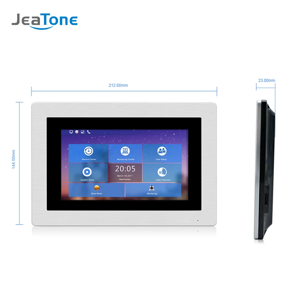7 inch WIFI IP Video Door Phone Intercom Wireless Door Bell Door Speaker Access Control System Touch Screen Motion Detection 7 inch WIFI IP Video Door Phone Intercom Wireless Door Bell Door Speaker Access Control System Touch Screen Motion Detection