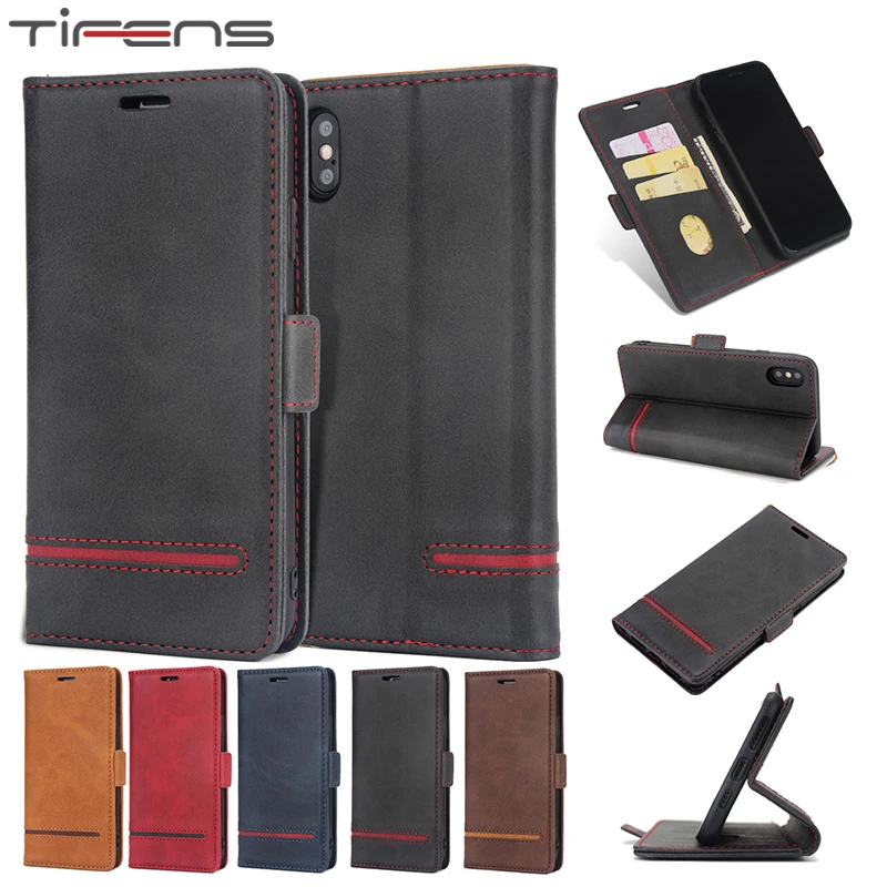 

Luxury Wallet Flip For iPhone 11 Pro Max Card Holder Stand Cover Magnet Leather Case For iPhone XS Max XR X 6 6s 7 8 Plus Coque