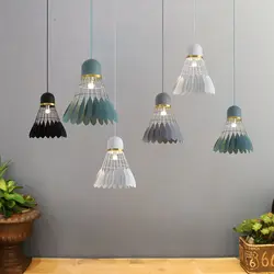 Современный бадминтон креативные подвесные светильники светодиодные лампы для дома скандинавские подвесные светильники в стиле лофт