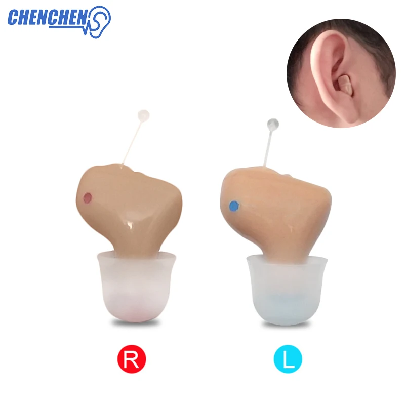 New CIC Hearing Aid Mini Sound Amplifier In The Ear Invisible Audifono Low Noise Digital Aparelho