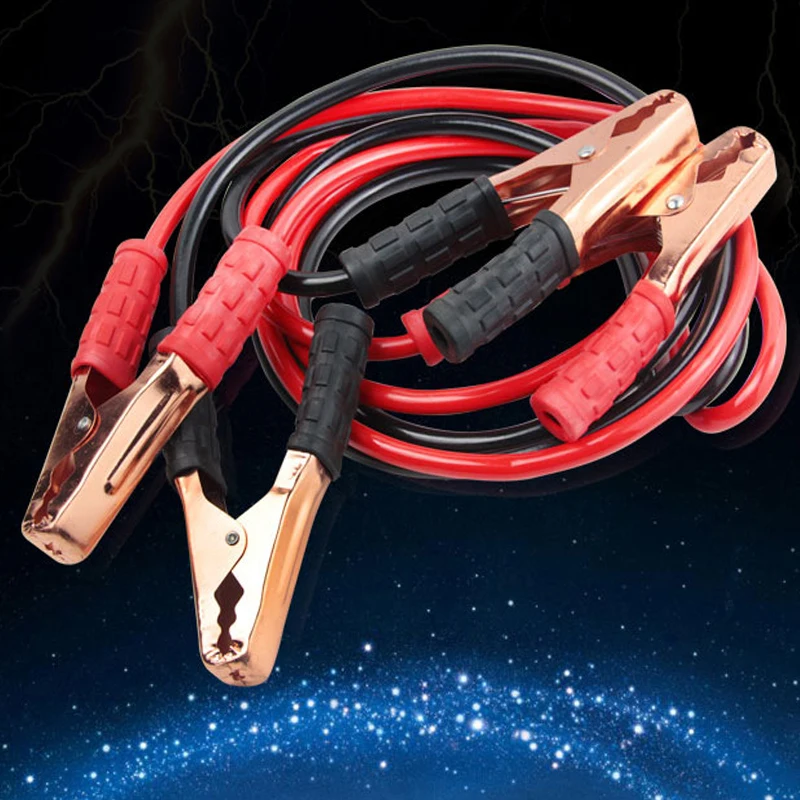 New 12V 500AMP Emergency font b Battery b font Cables Car Automobile Booster Cable Jumper Wire