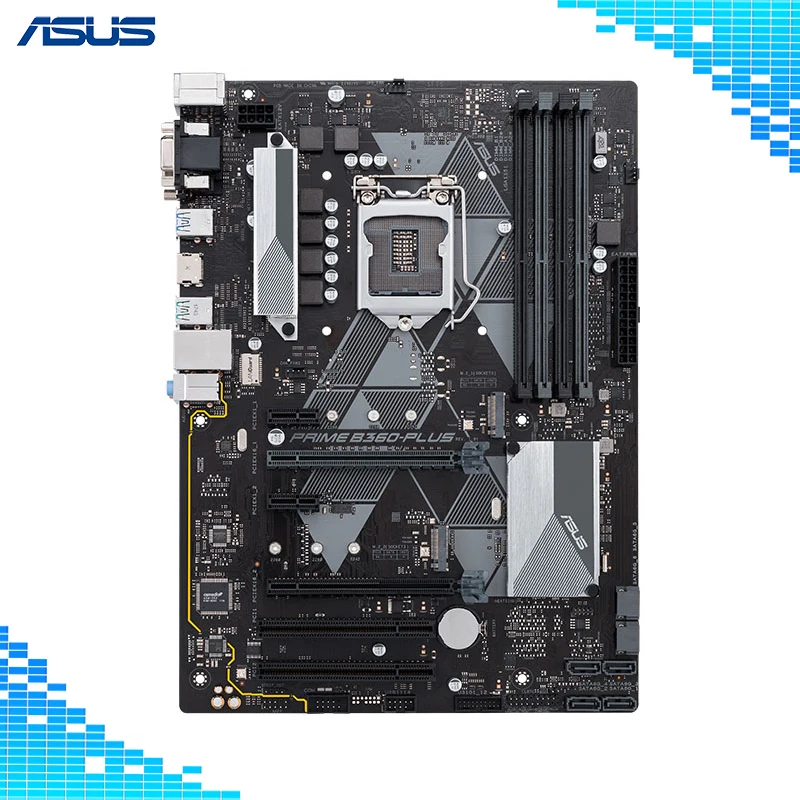 

Asus PRIME B360-PLUS Desktop Motherboard Intel B360 Chipset Socket LGA 1151 mother board
