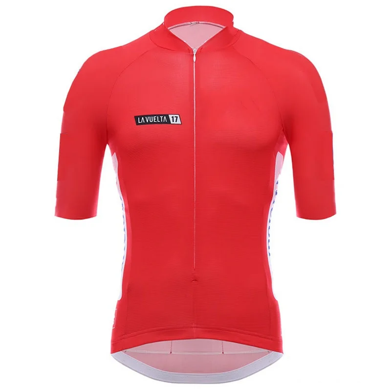 

2017 La Vuelta spain 4 color cycling jerseys summer Bicycle maillot breathable MTB Short sleeve bike clothing Ropa Ciclismo only