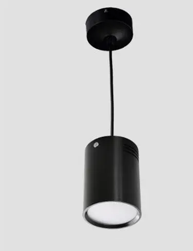 Поверхностный светодиодный светильник с регулируемой яркостью 5W10W15W COB светодиодный точечные потолочные светильники AC110~ 240V светодиодный настенный светильник фоновое настенное освещение - Body Color: Black