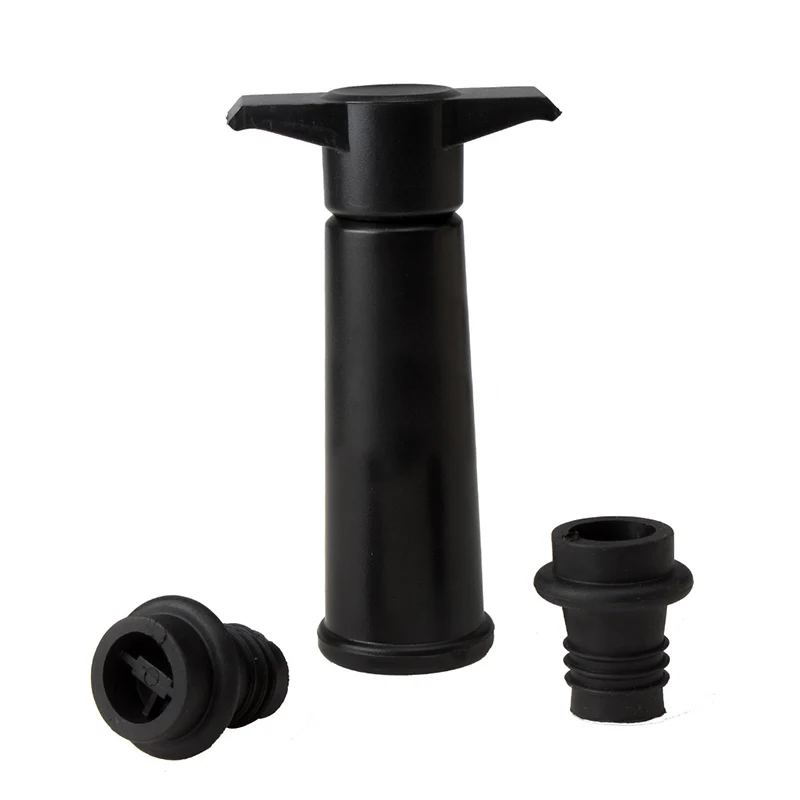 

1 Set Wine Saver Vacuum Bottle Stopper Set 1 Pump+2 Caps Sealing Preserver Wine Drinks Bottle Hat Caps Silicone Wine Stoppers