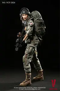 VERYCOOL VCF2026 1:6 Camo Woman Shooter Женская экшн фигурка модель Новинка