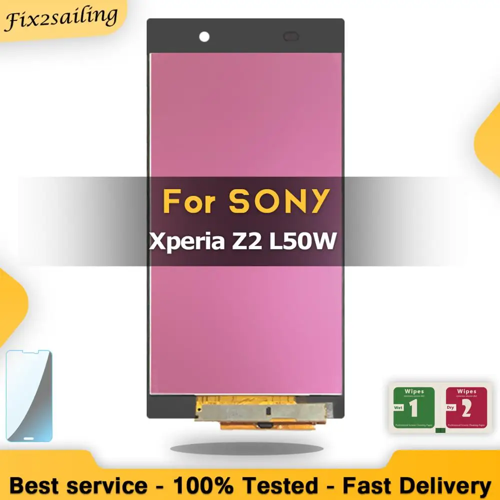

For Sony Xperia Z2 LCD Display Touch Screen L50W D6502 D6503 Assembly Replacement Digitizer Sensor Glass Panel