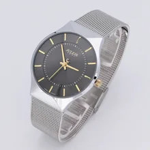 4 Colors Thin Men s Watch Japan Quartz Hours Business Fashion Dress Stainless Steel Bracelet Boy