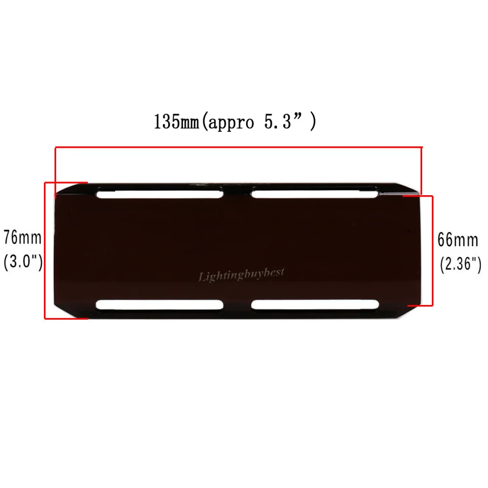 Snap on Lens Protective Cover 4PCS Amber Red Green Clear Blue Shell For 7" inch 36W Led Work Light Bar 4WD ATV FOG LAMP