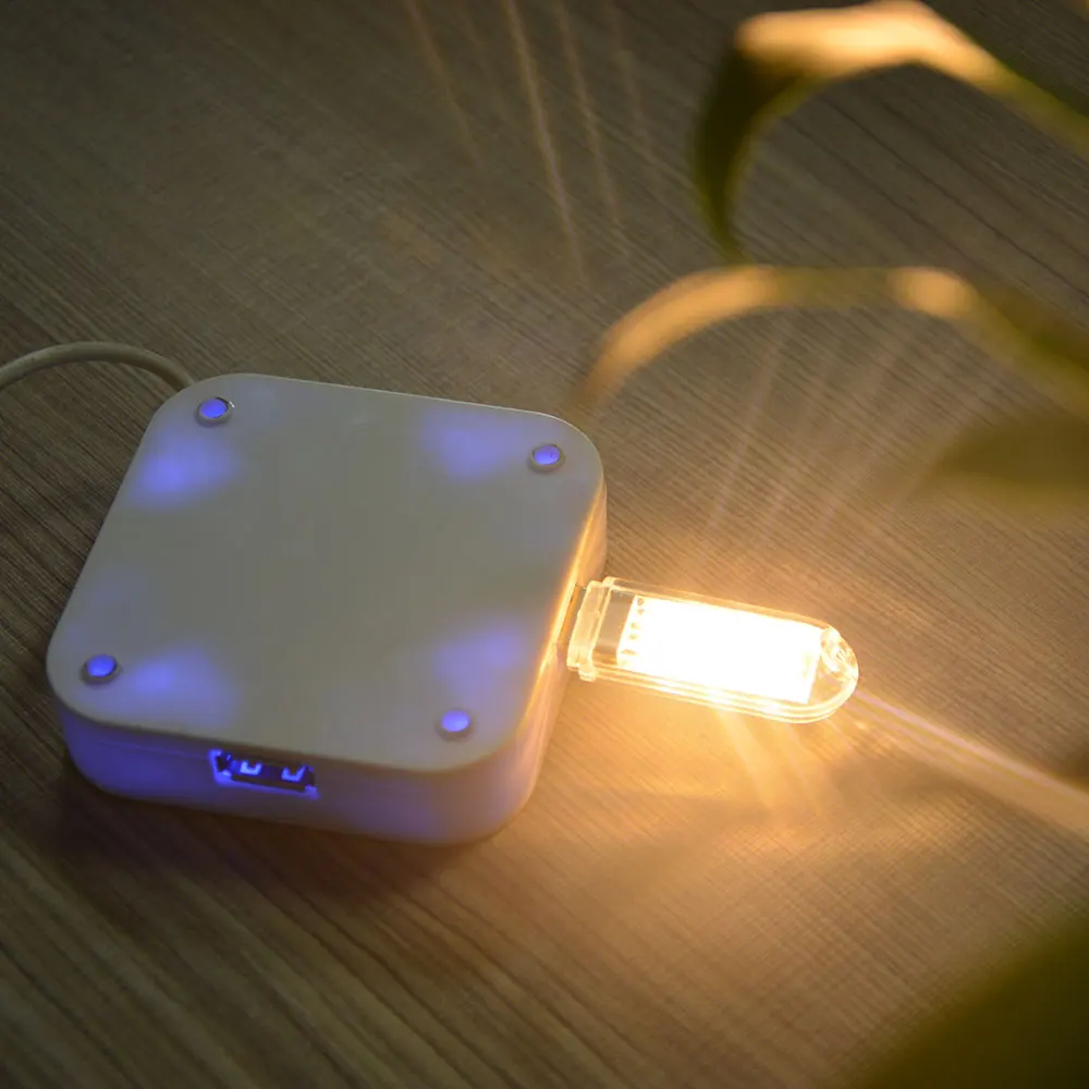 

1Pcs New Mini USB LED Book lights Camping lamp For PC Laptops Computer Notebook Mobile Power Charger Reading Bulb Night light