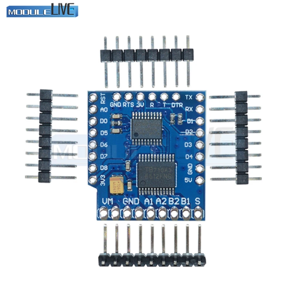 

1Set Motor Shield For WeMos D1 Mini TB6612FNG Wemos I2C Dual Motor Driver Shield Driving Module With Serial Pot