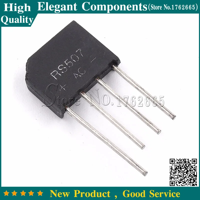 5PCS RS507 RS 507 5A 700V Rectifier Bridge New-in Replacement Parts ...