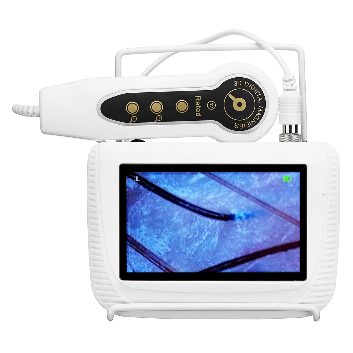 Профессиональный электрический портативный детектор для кожи лица, тестер влажности, анализатор для волос, цифровой прибор для ухода за кожей, дермоскопия